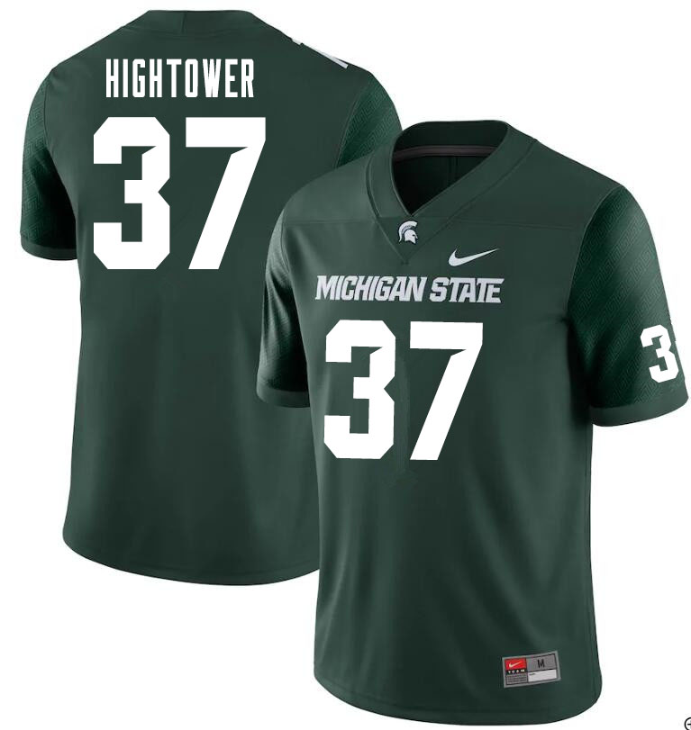 Men #37 Devin Hightower Michigan State Spartans College Football Jerseys Sale-Green